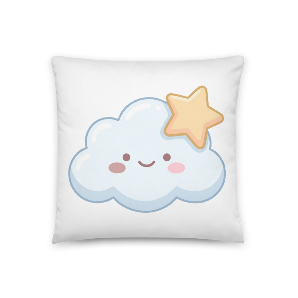 Coussin Nuage Étoile Rêveur pour Chambre Bébé Doux Souvenir