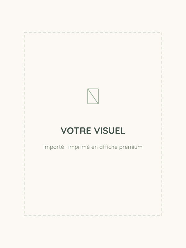 Affiche photo personnalisée — votre visuel