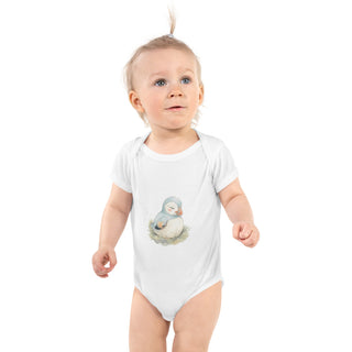 Body bébé macareux – Illustration nordique douce