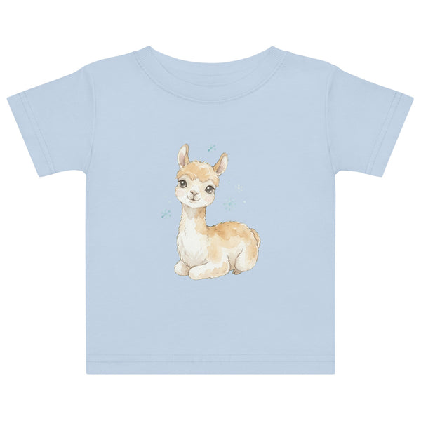 T-shirt bébé vigogne aquarelle – Douceur scandinave