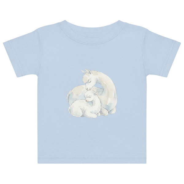 Décoration chambre bébé alpaga T-shirt doux 6M-24M