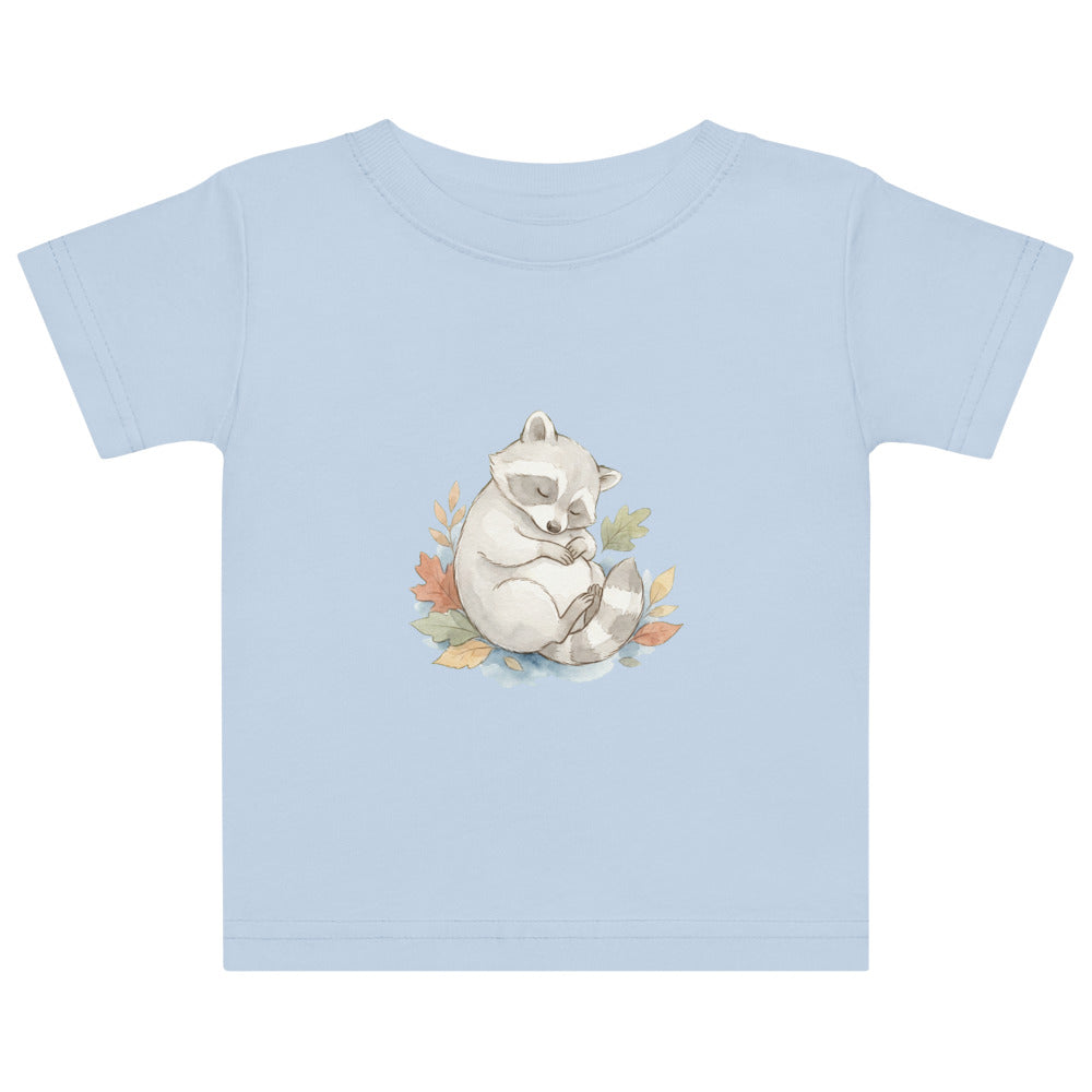 T-shirt bébé raton laveur – Douceur scandinave