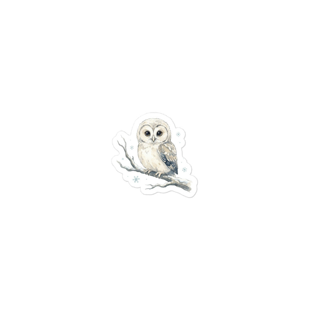 Sticker bébé chouette chambre enfant – Aquarelle