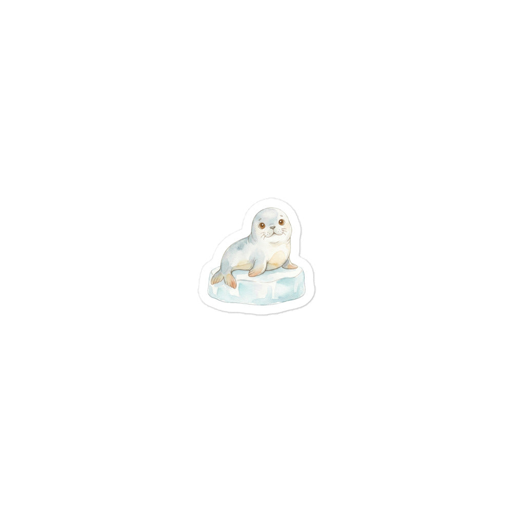 Sticker bébé animal mignon chambre enfant – Morse arctique