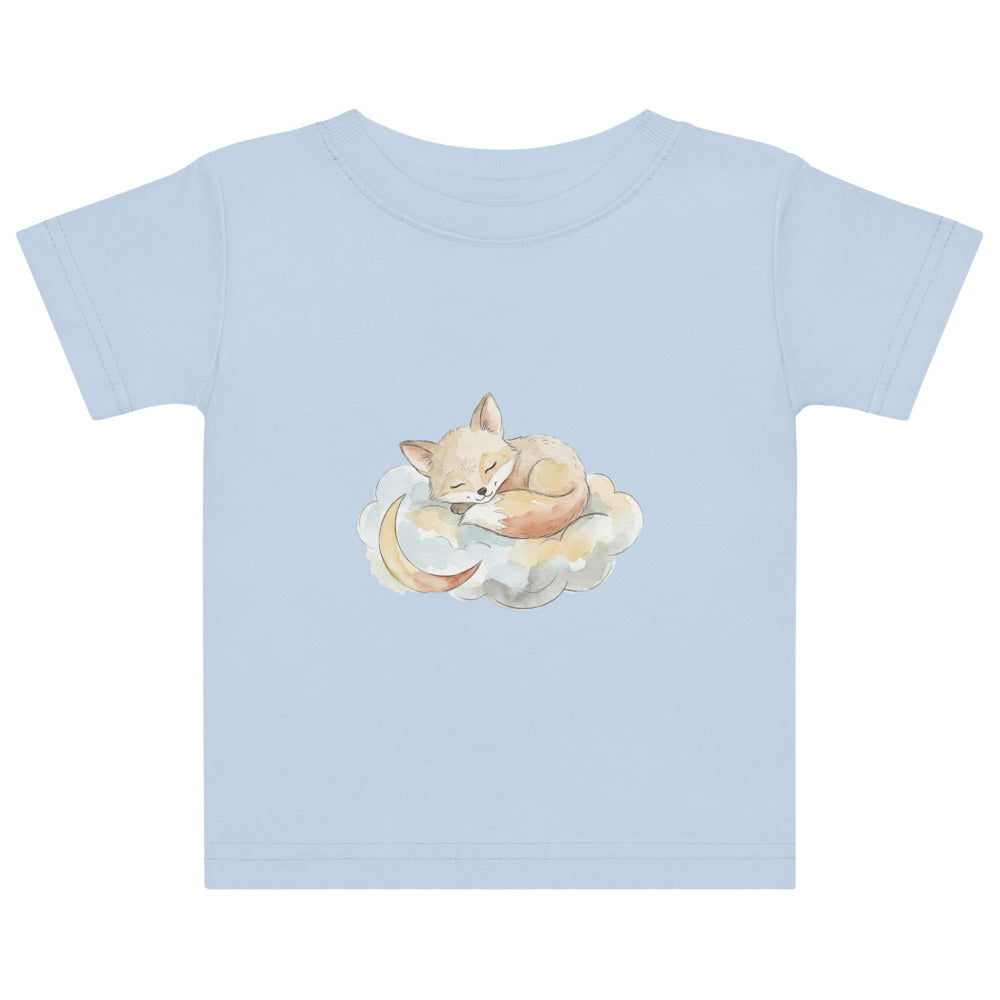 T-shirt bébé renard aquarelle – Douceur nordique