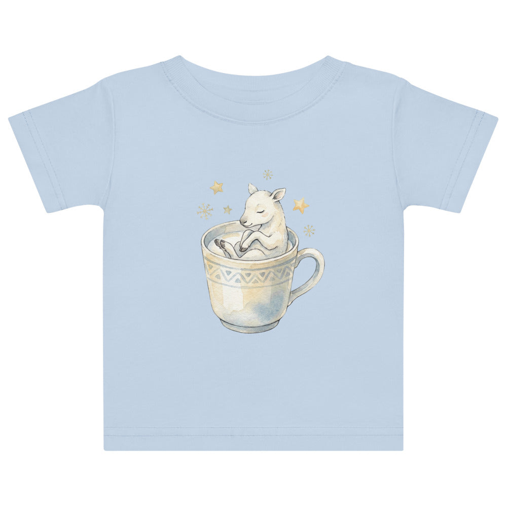 T-shirt bébé naissance original hiver – Renne Étoiles
