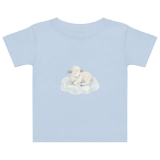 T-shirt bébé mouton endormi – Douceur scandinave