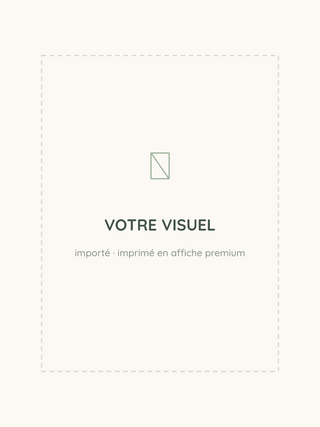 Affiche photo personnalisée — votre visuel