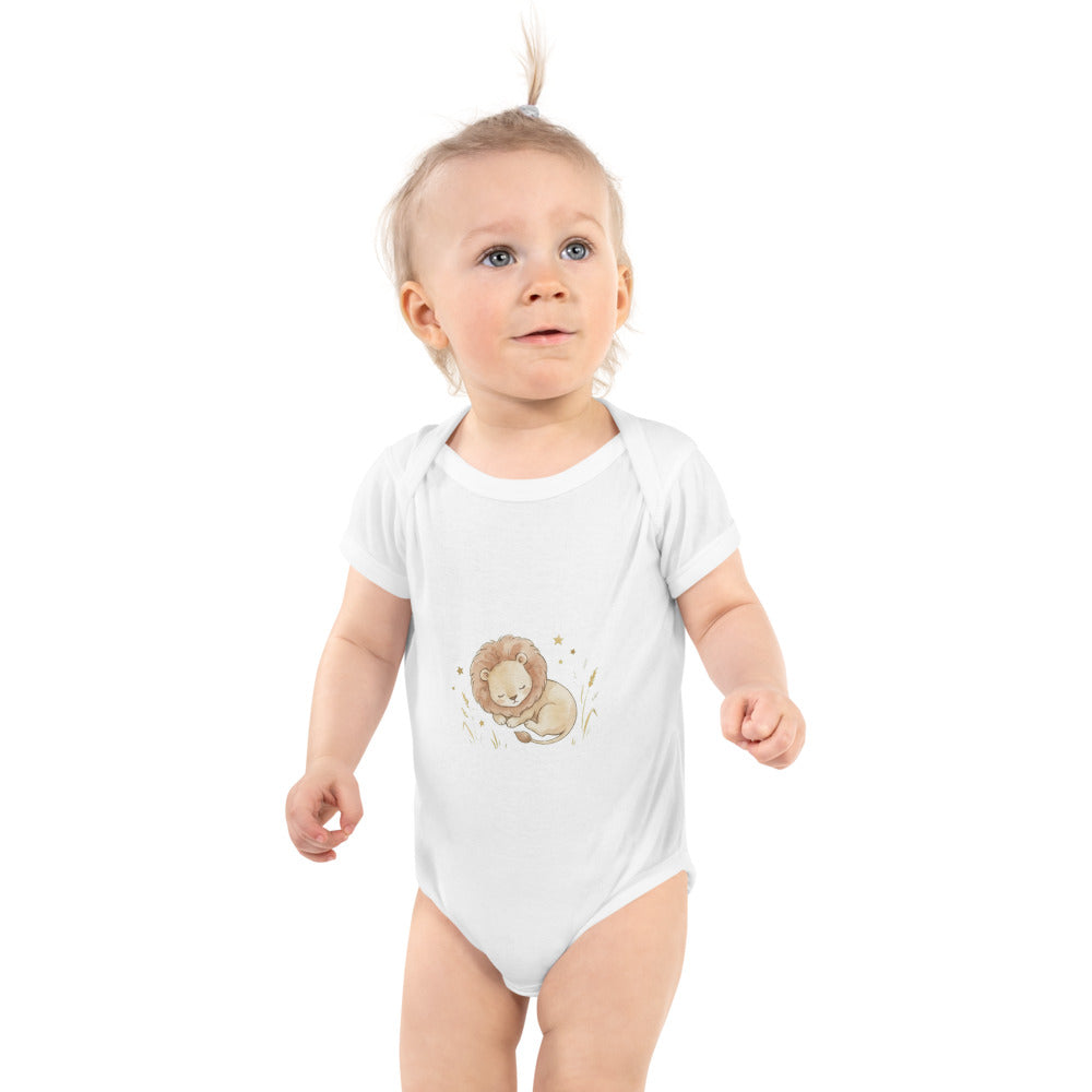 Body bébé naissance original – Lionceau aquarelle