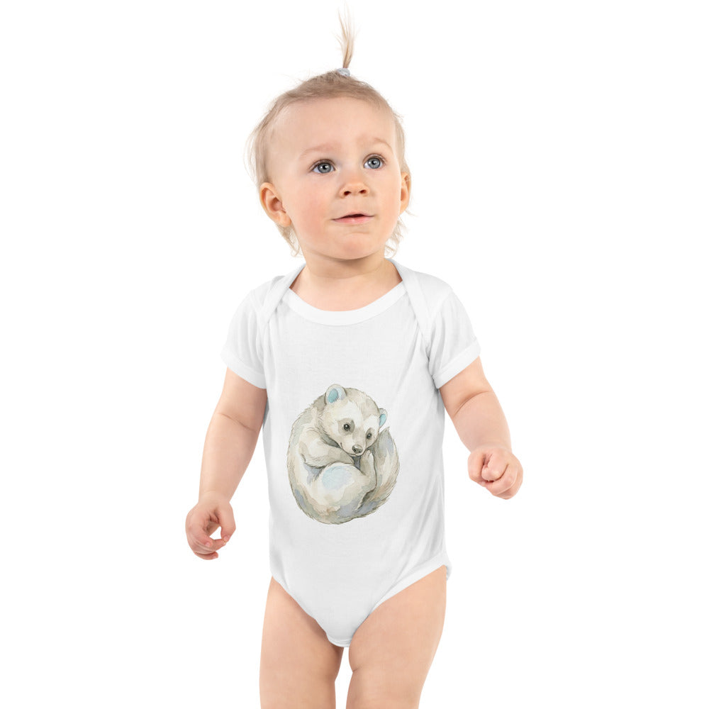 Body bébé glouton illustration scandinave – Doux coton