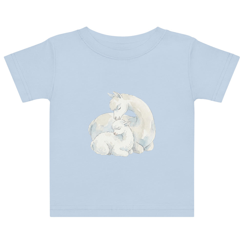 Décoration chambre bébé alpaga T-shirt doux 6M-24M